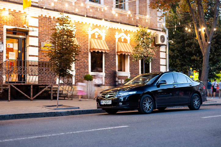 black Honda Accord